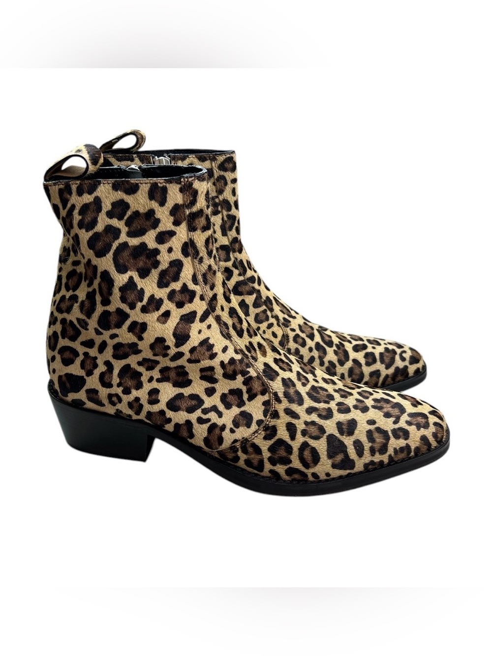 Straight To Hell Leopard Print Women’s Size 9 Ankle Boots